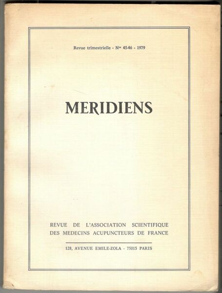 Meridiens. Revue trimestrielle. N° 45-46 - 1979