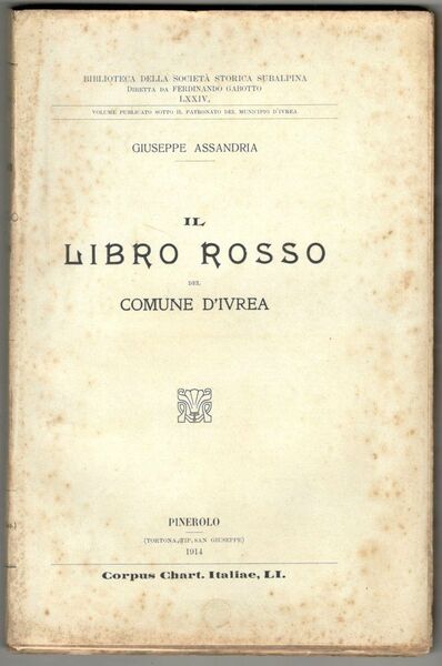 Il Libro Rosso del comune d'Ivrea