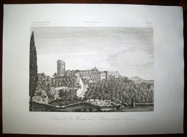VEDUTA DI S. MINIATO AL MONTE PRESSO FIRENZE
