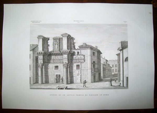 AVANZI DI UN ANTICO TEMPIO DI PALLADE IN ROMA