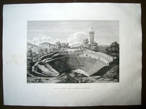 VEDUTA DELL'ANTICO TEATRO DI FIESOLE