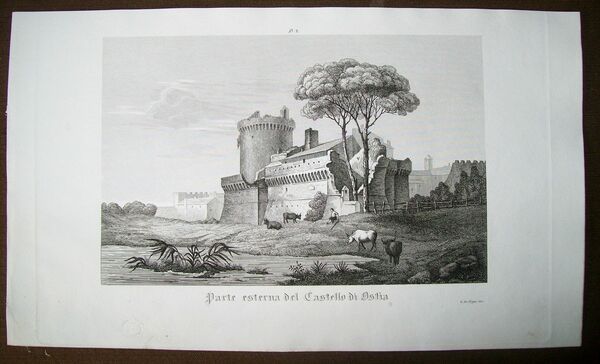 PARTE ESTERNA DEL CASTELLO DI OSTIA