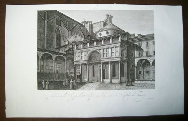 VEDUTA DELLA CAPPELLA DEI PAZZI DI FIRENZE