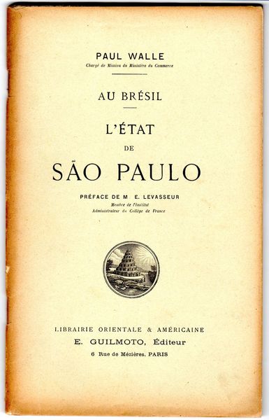 Au Brésil. Etat de Sao Paulo. Préface de M. E. …