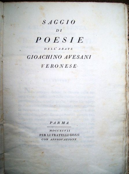 Saggio di poesie