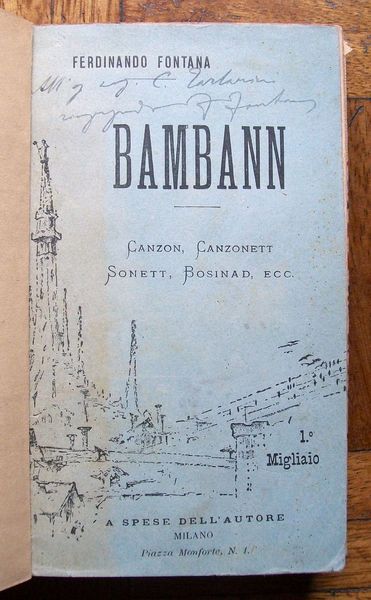 Bambann. Bosinad, sonett, canzon, canzonett, ecc.