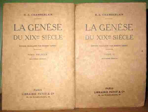La genèse du XIXème siècle. Èdition française par Robert Godet