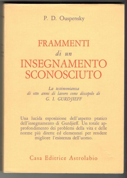 Frammenti di un insegnamento sconosciuto. La testimonianza di otto anni …