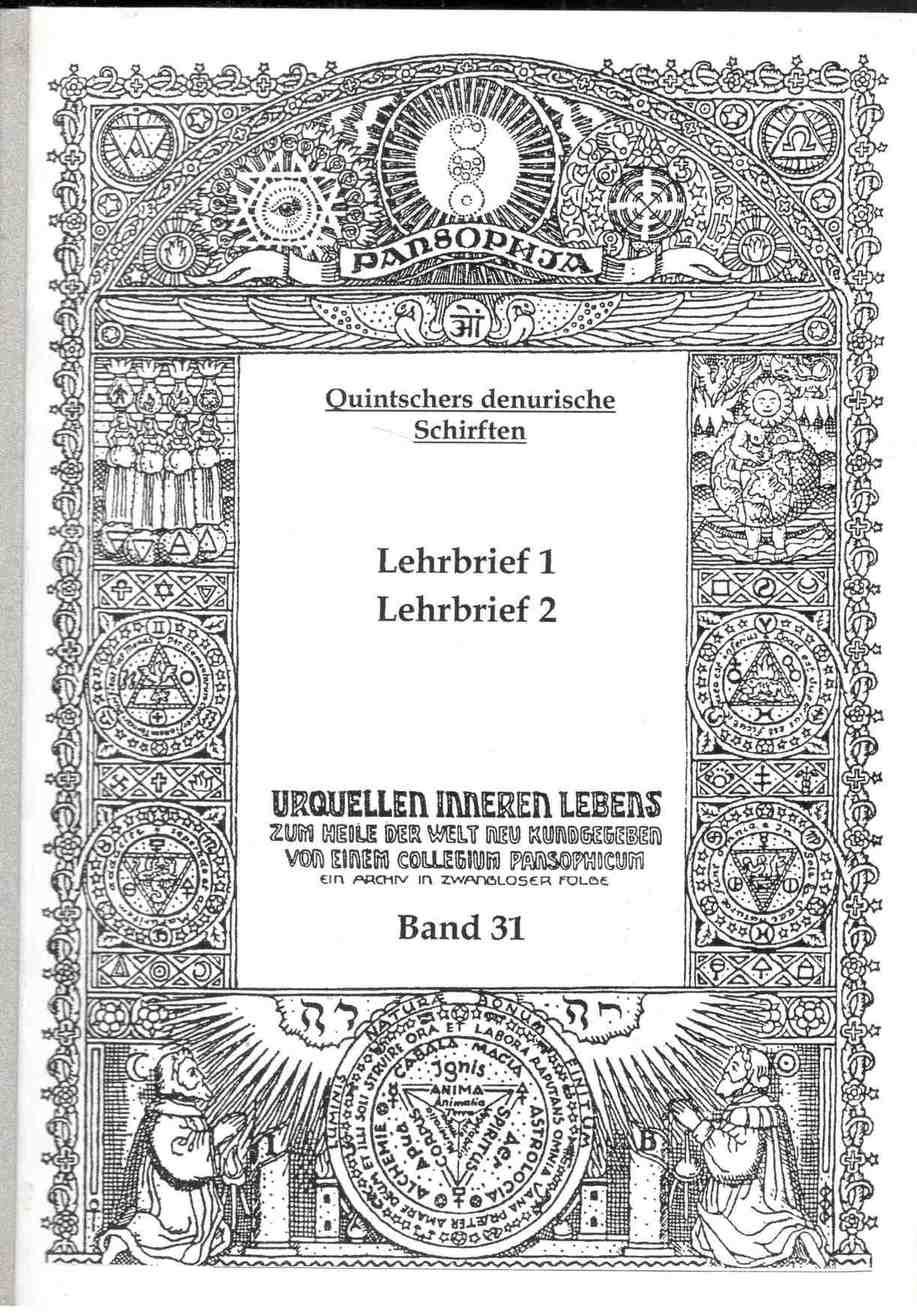 Adonistisch-magische Lehrbriefe. Lehrbrief 1 - 4