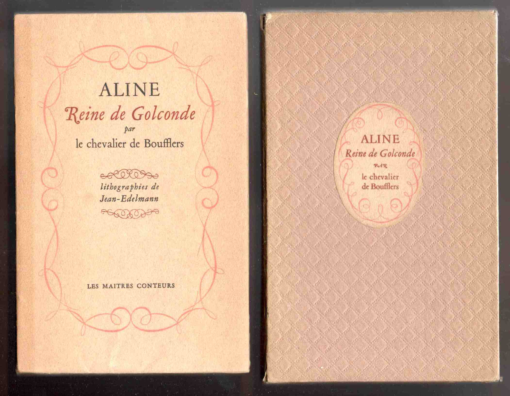 Aline. Reine de Golconde. Lithographies de Jean-Edelmann