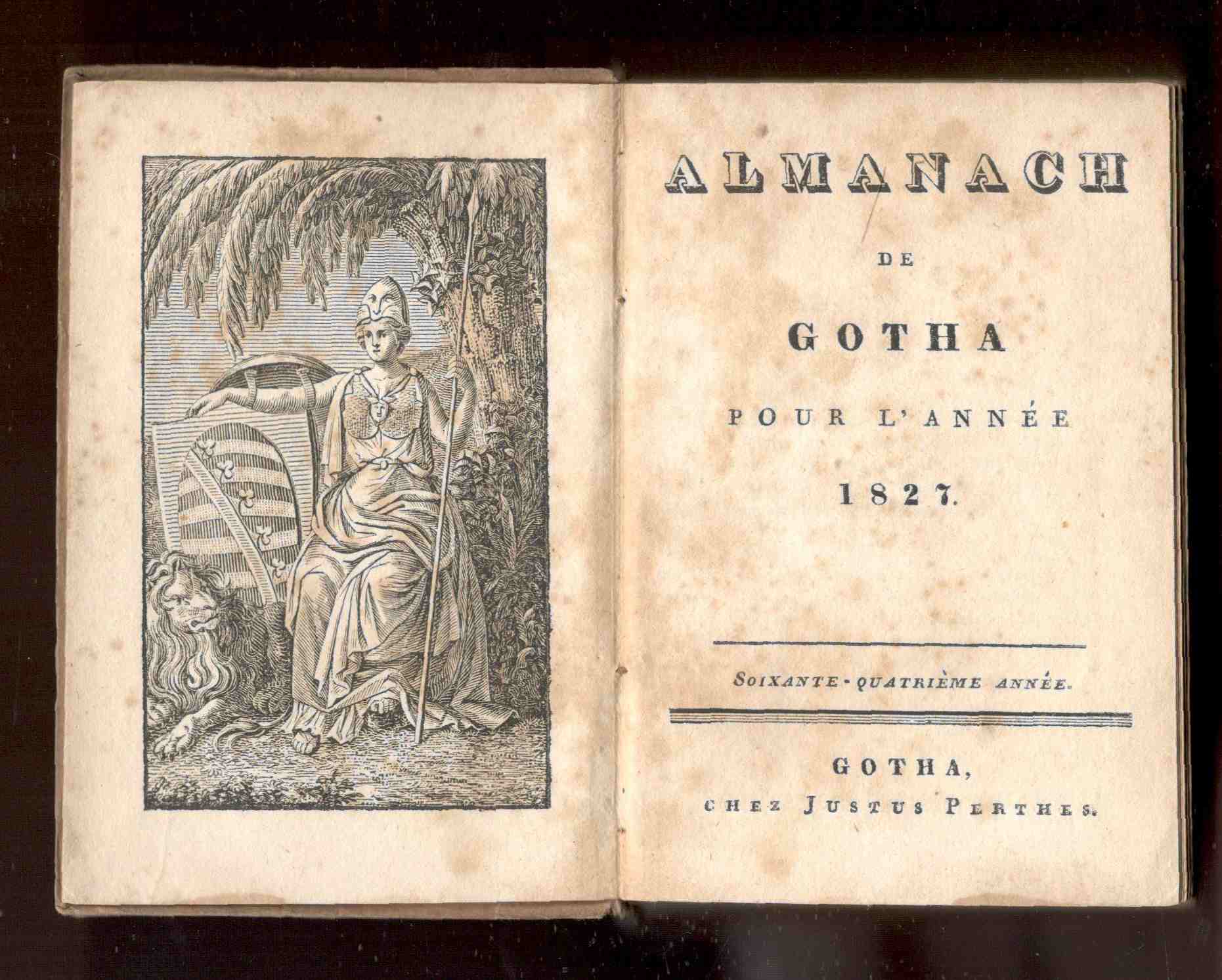 Almanach de Gotha pour l'année 1827