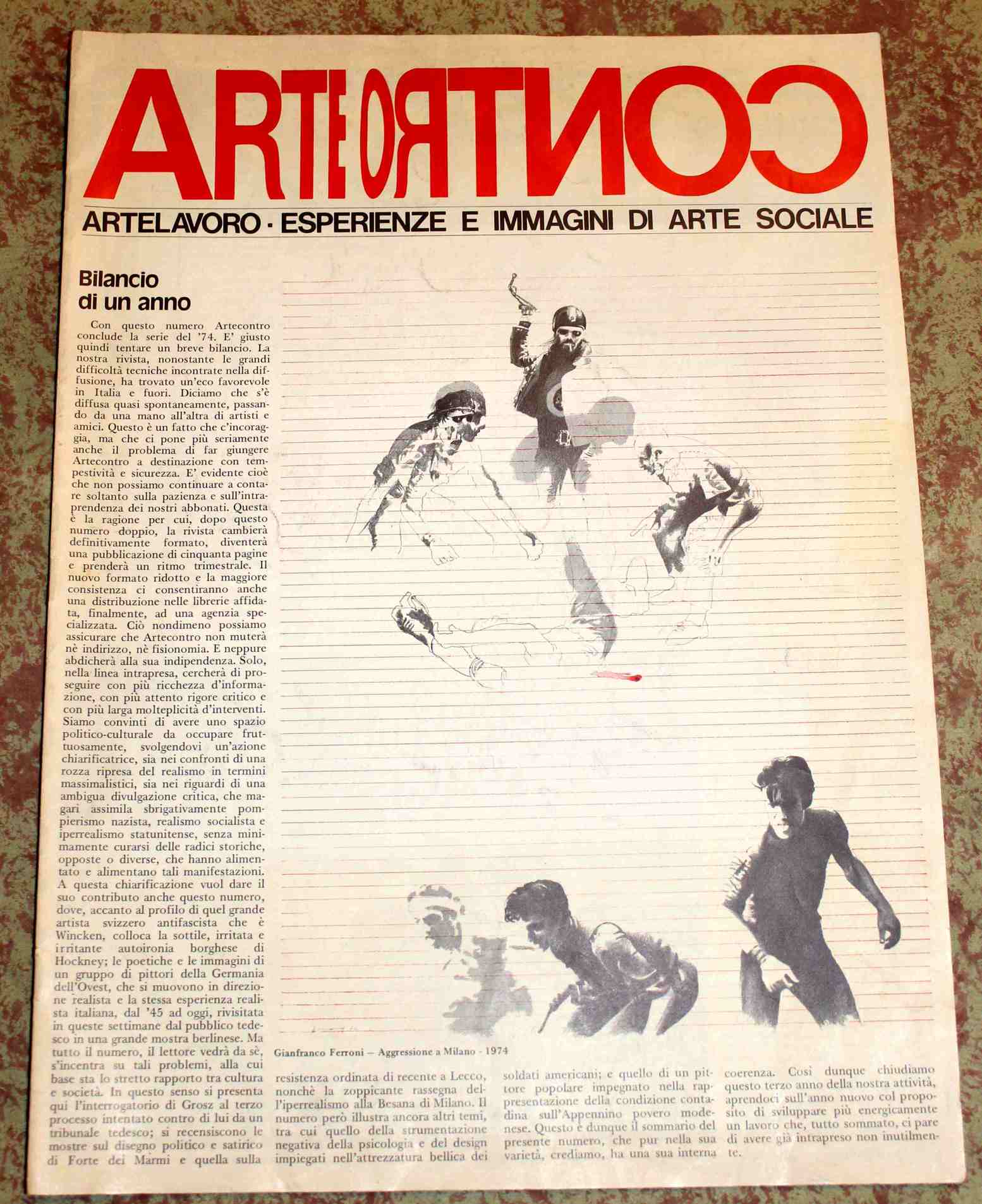 Artecontro. Rivista bimestrale. Anno IV, n. 5-6 1974