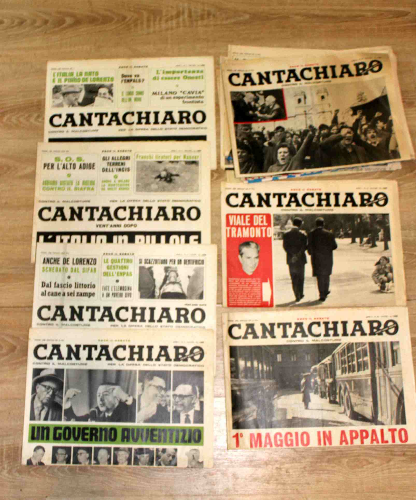 Cantachiaro vent'anni dopo. Contro il malcostume. Per la difesa dello …