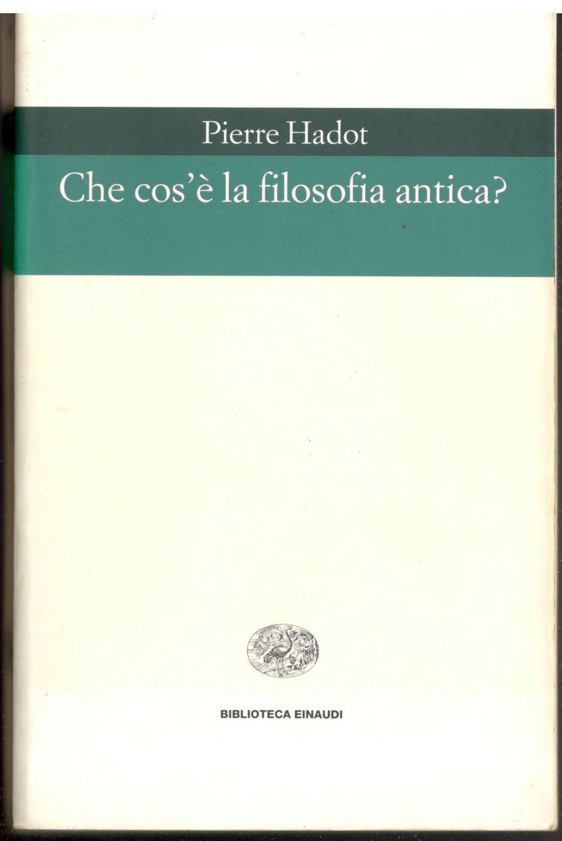Che cos'è la filosofia antica?