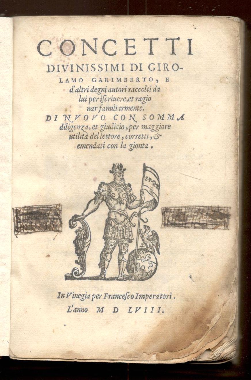 Concetti Divinissimi di Girolamo Garimberto, e d'altri degni autori raccolti …