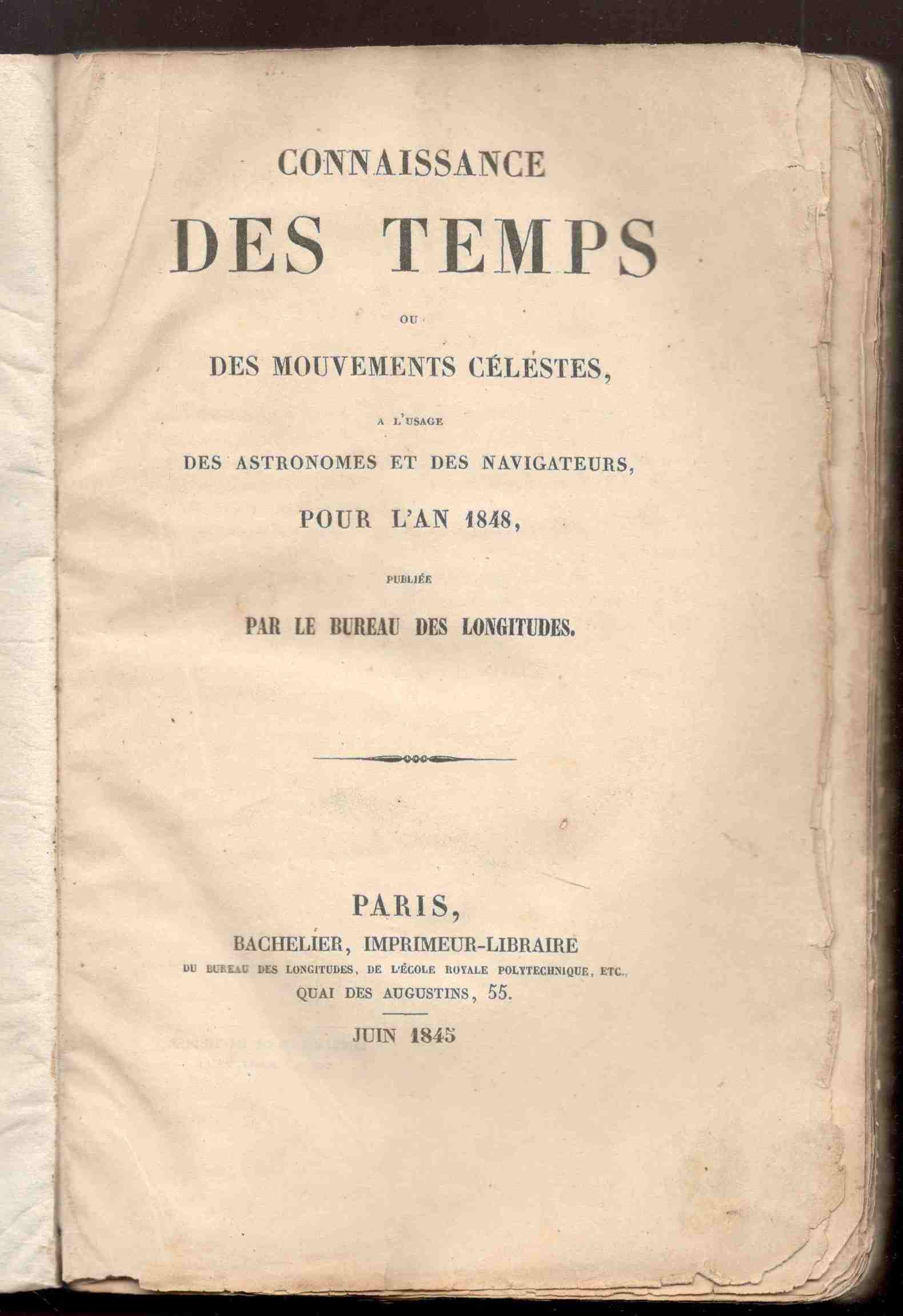 Connaissance des Temps ou des mouvements célestes à l'usage des …