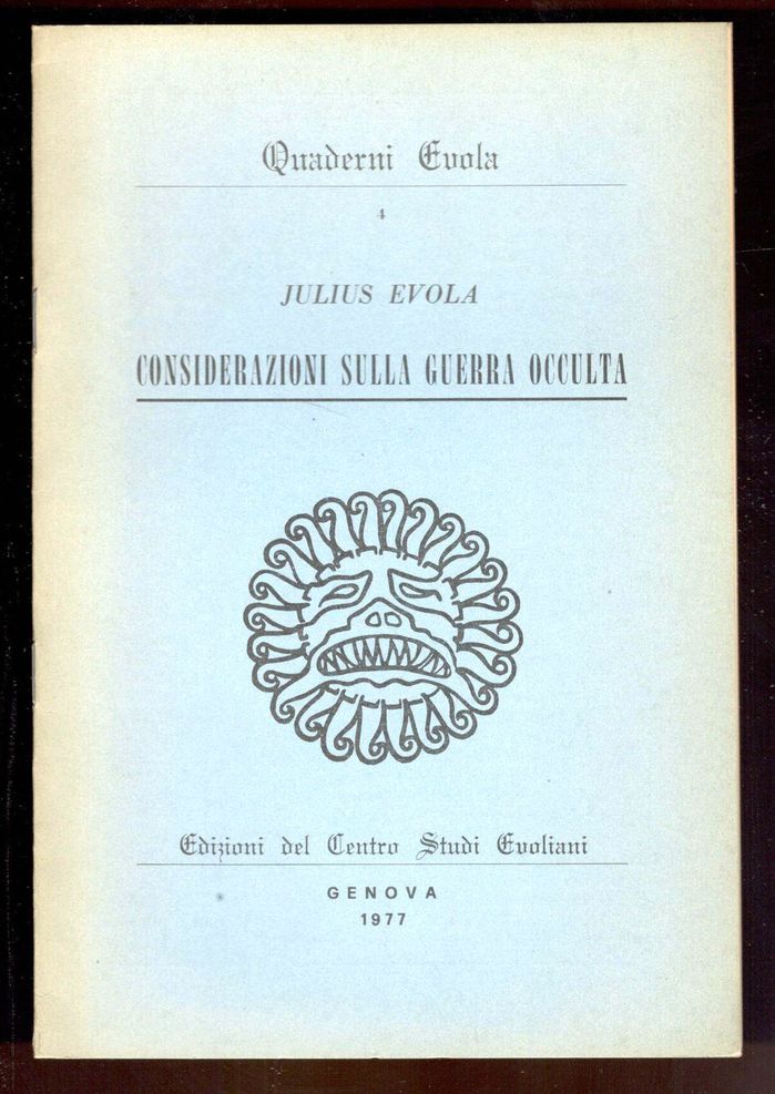 Considerazioni sulla guerra occulta