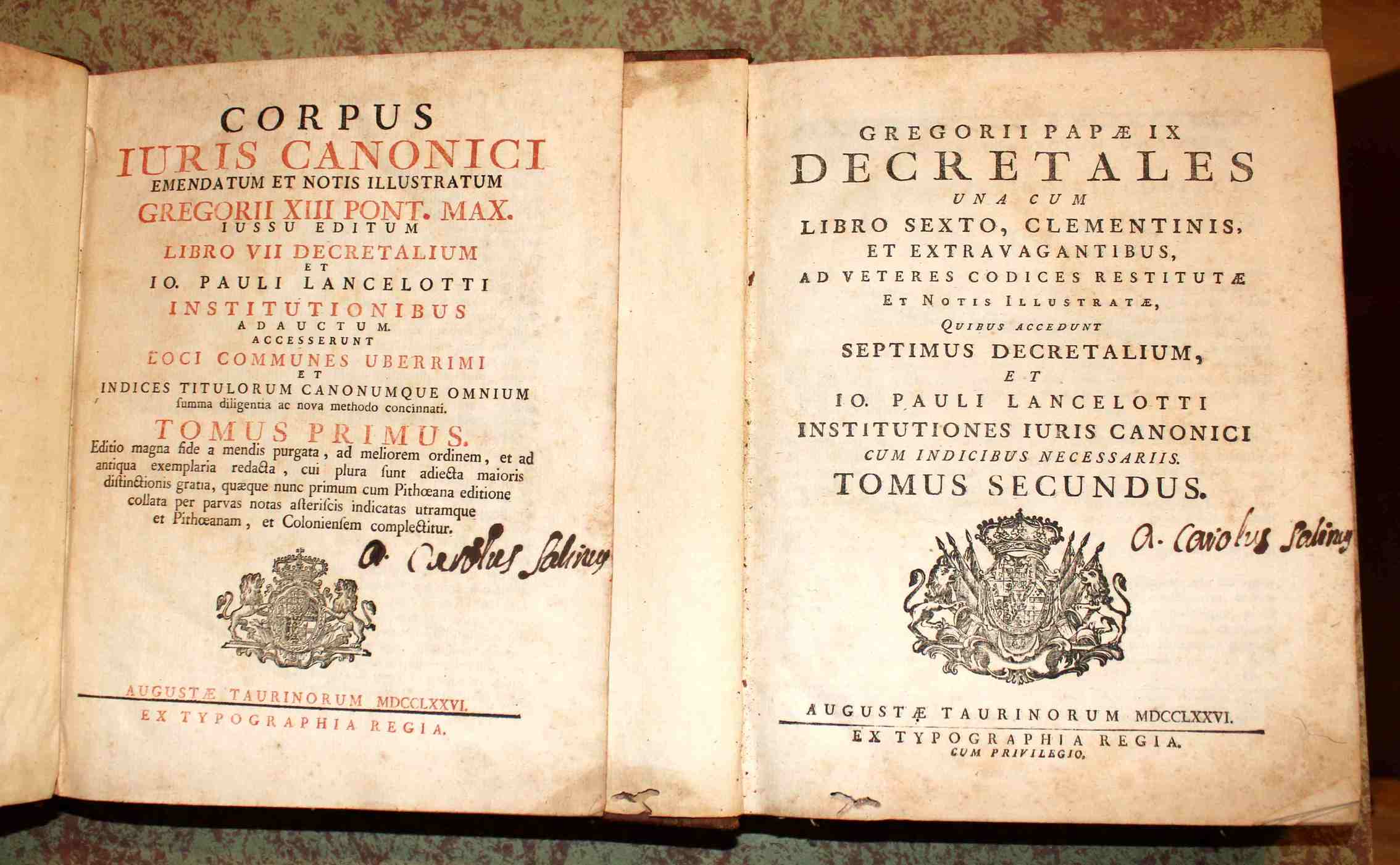 Corpus Juris Canonici emendatum et notis illustratum Gregorii XIII Pont. …