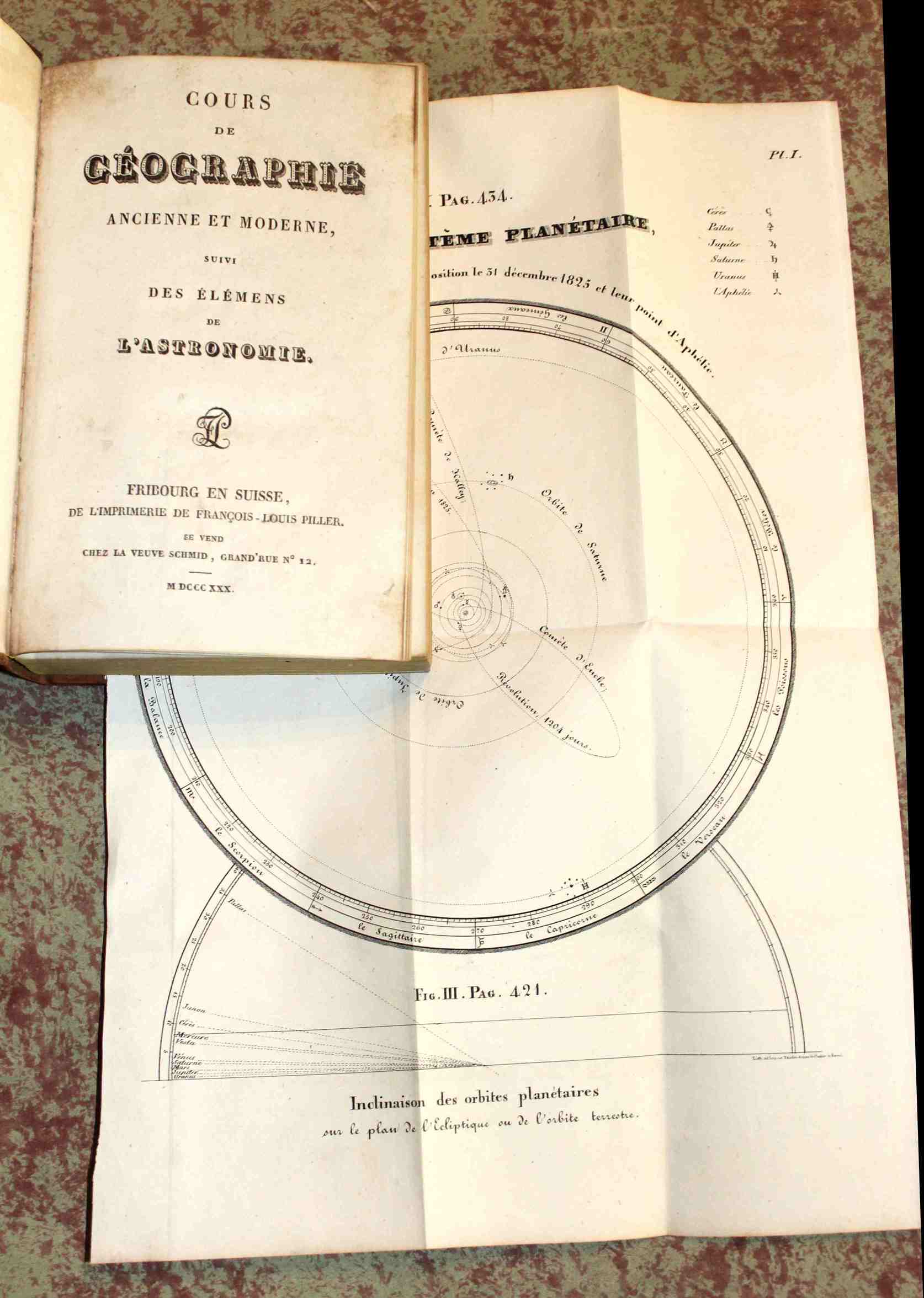 Cours de géographie ancienne et moderne, suivi des elemens de …