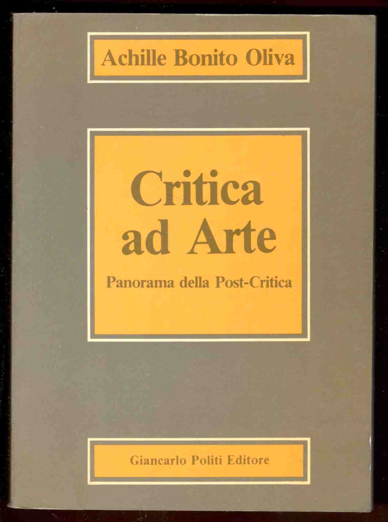 Critica ad arte. Panorama della post-critica