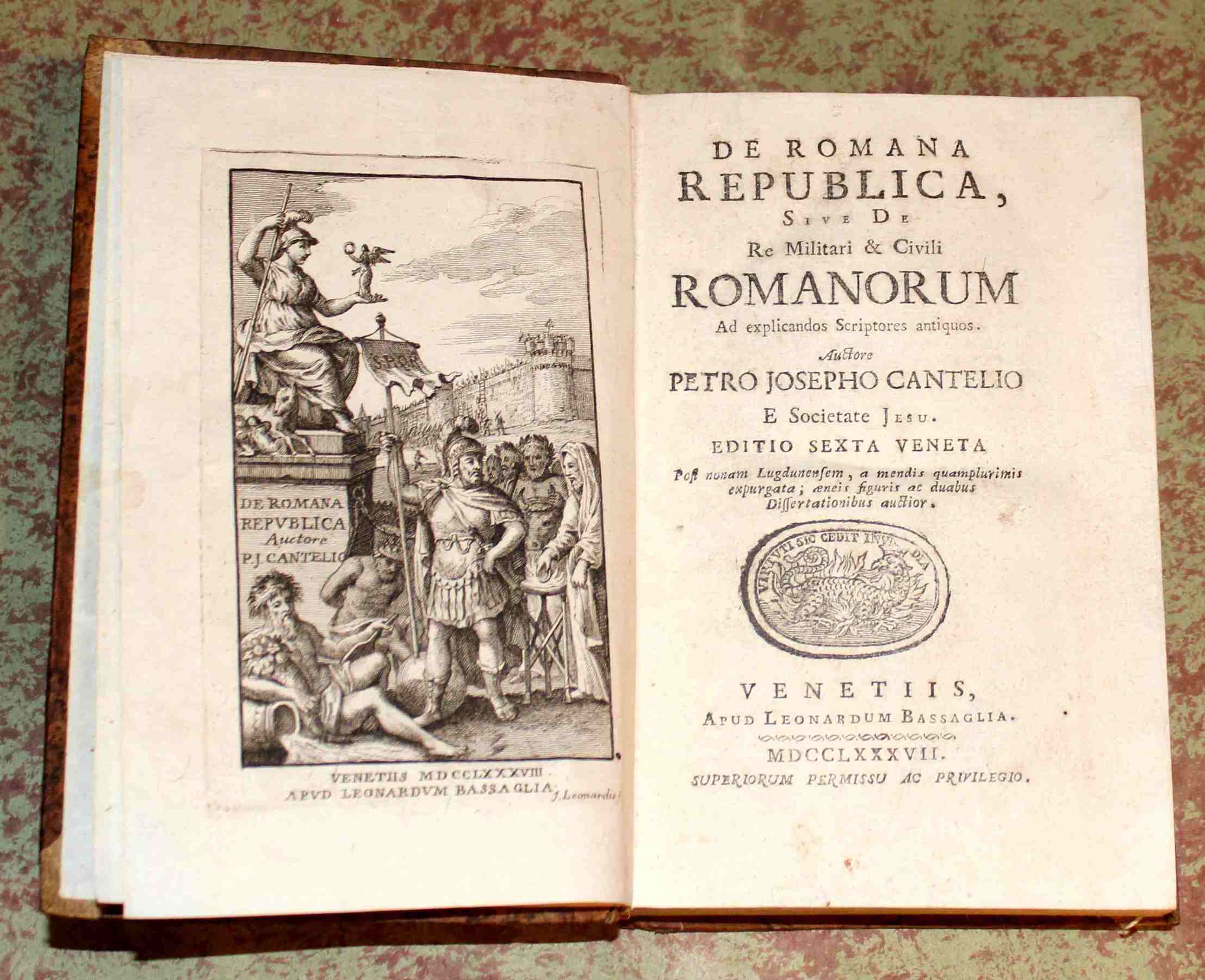 De romana republica sive de re militari & civili Romanorum …