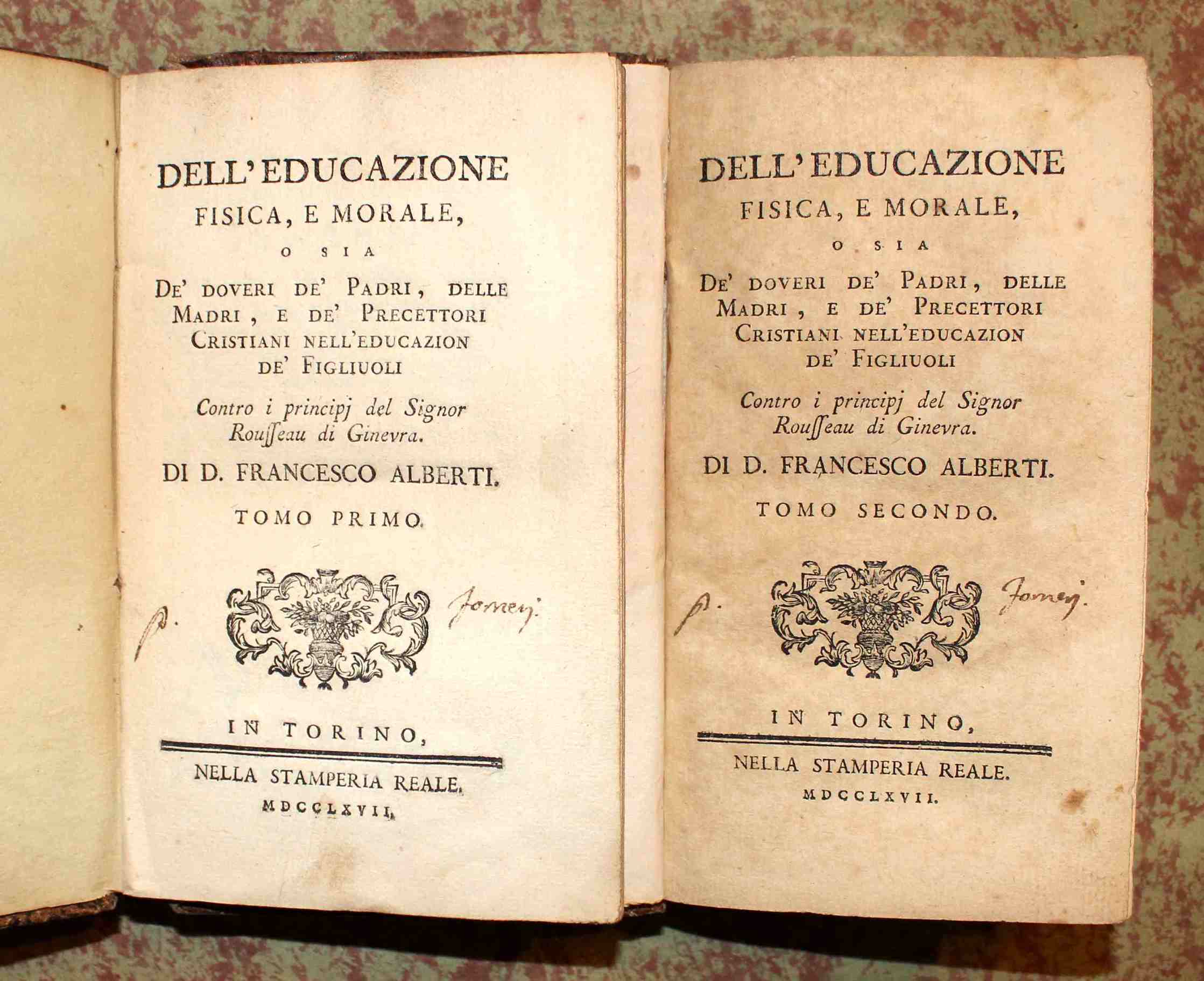 Dell'educazione fisica, e morale, o sia de' doveri de' padri, …
