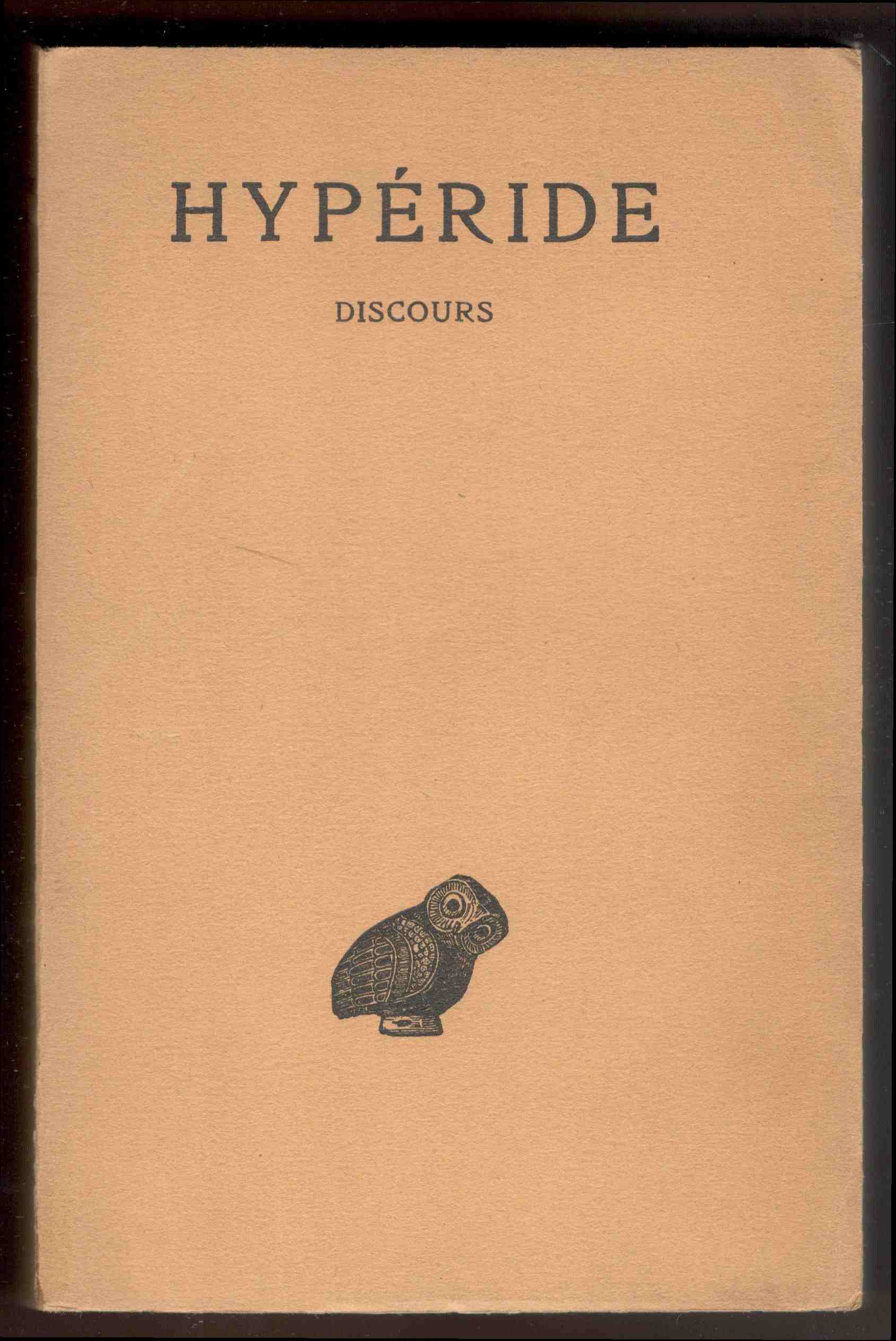 Discours. Texte établi et publié par Gaston Colin