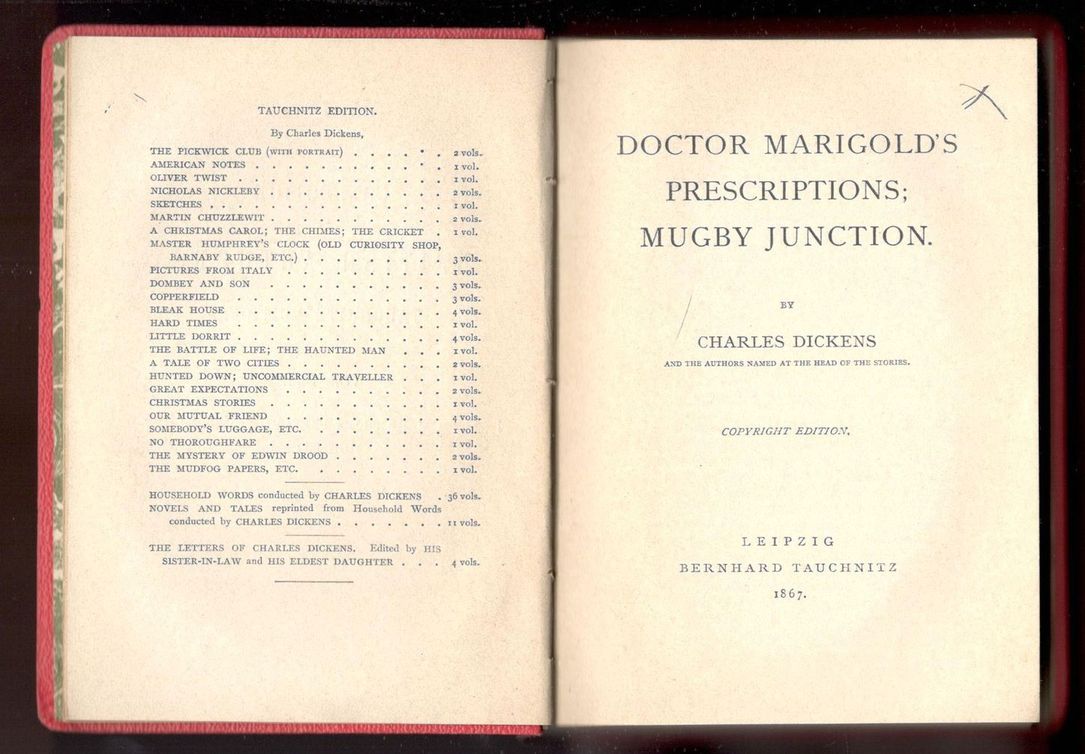 Doctor Marigold's prescriptions; Mugby junction