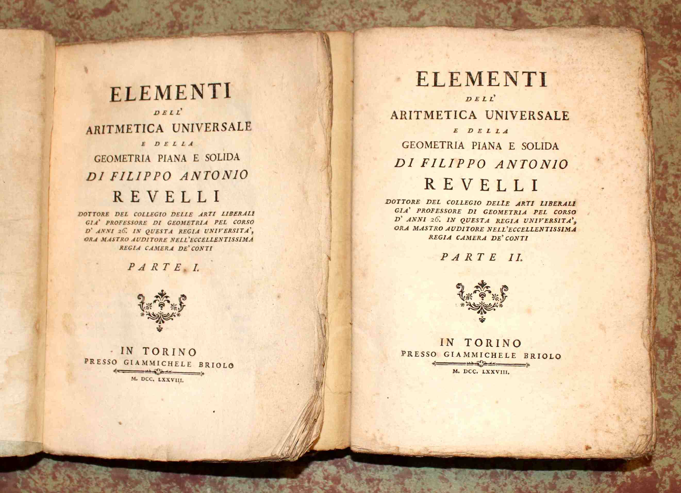 Elementi dell'aritmetica universale e della geometria piana e solida. (Due …