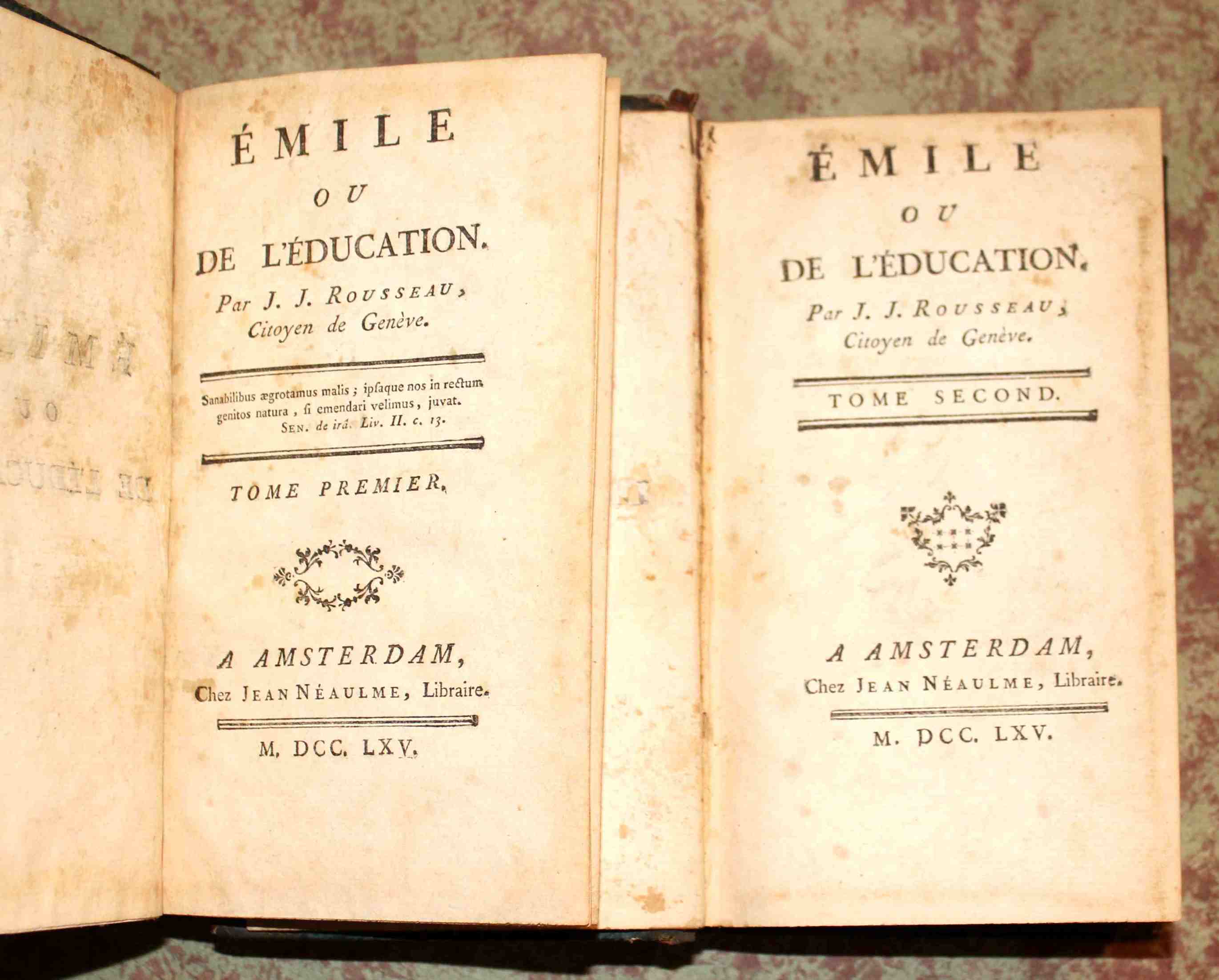 Émile ou de l'éducation. Tomi 1 e 2 (di 4)