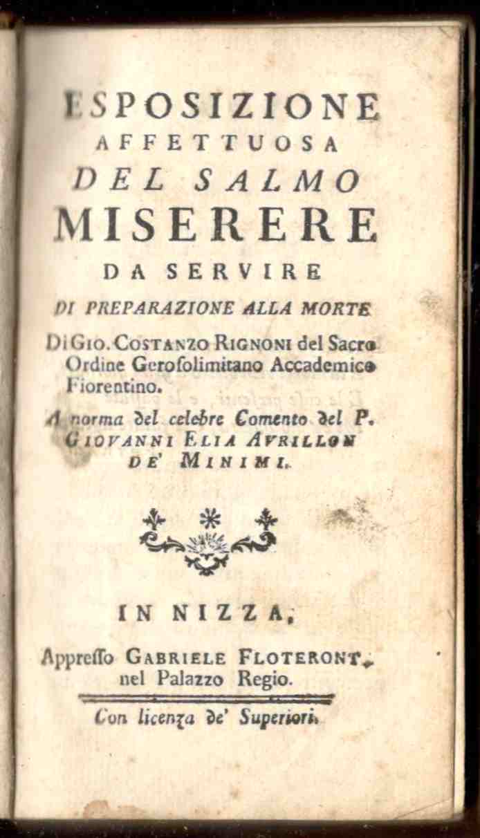 Esposizione affettuosa del salmo Miserere, per servire di preparazione alla …