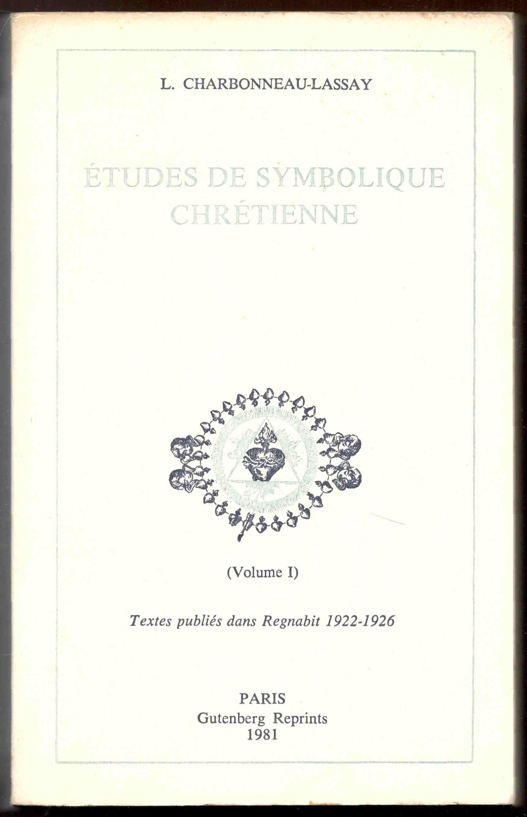 Études de symbolique chretienne (Iconographie et symbolique du coeur de …