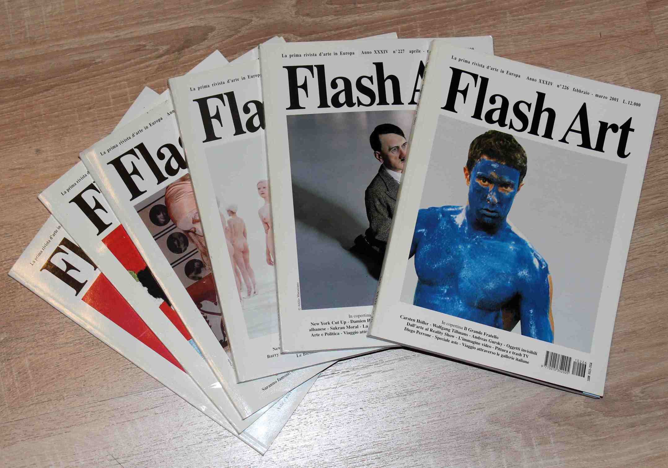 Flash art. Annata completa 2001. 6 fascicoli