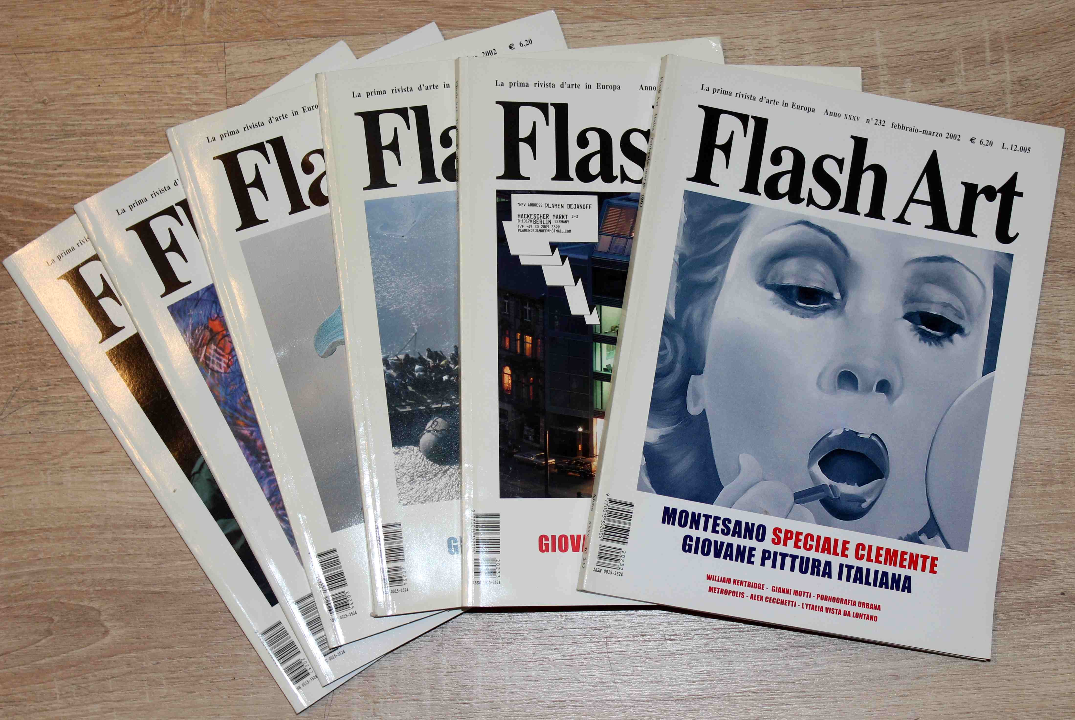 Flash art. Annata completa 2002. 6 fascicoli