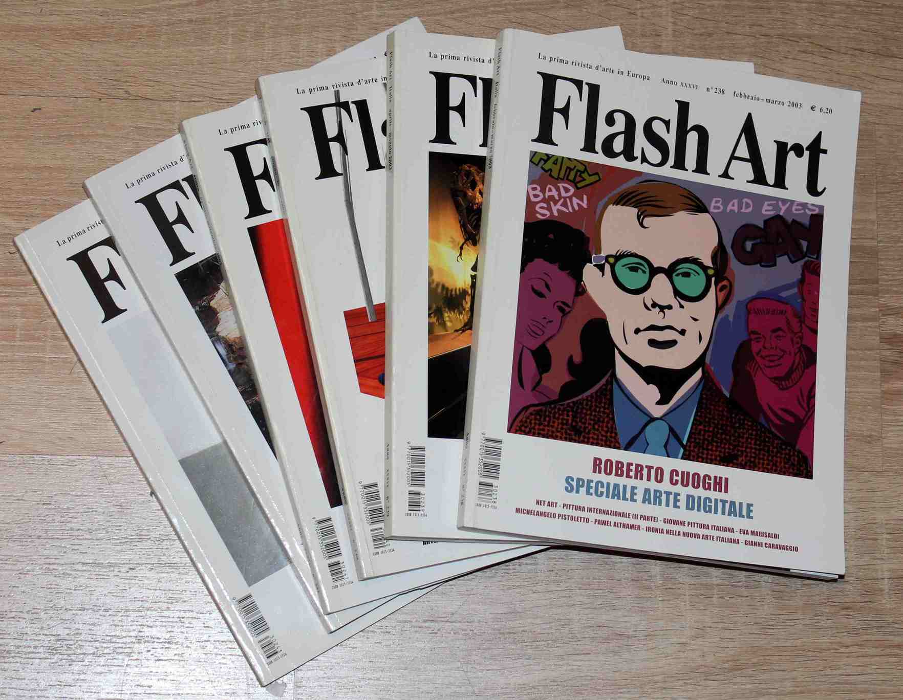 Flash art. Annata completa 2003. 6 fascicoli