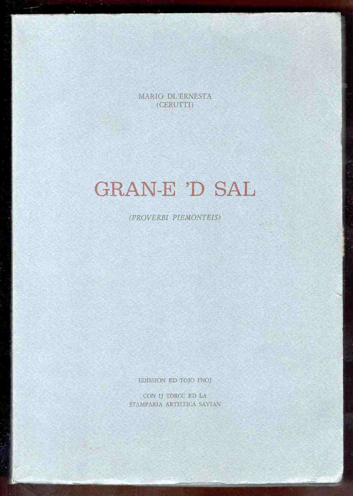 Gran-e 'd sal (Proverbi piemontesi)