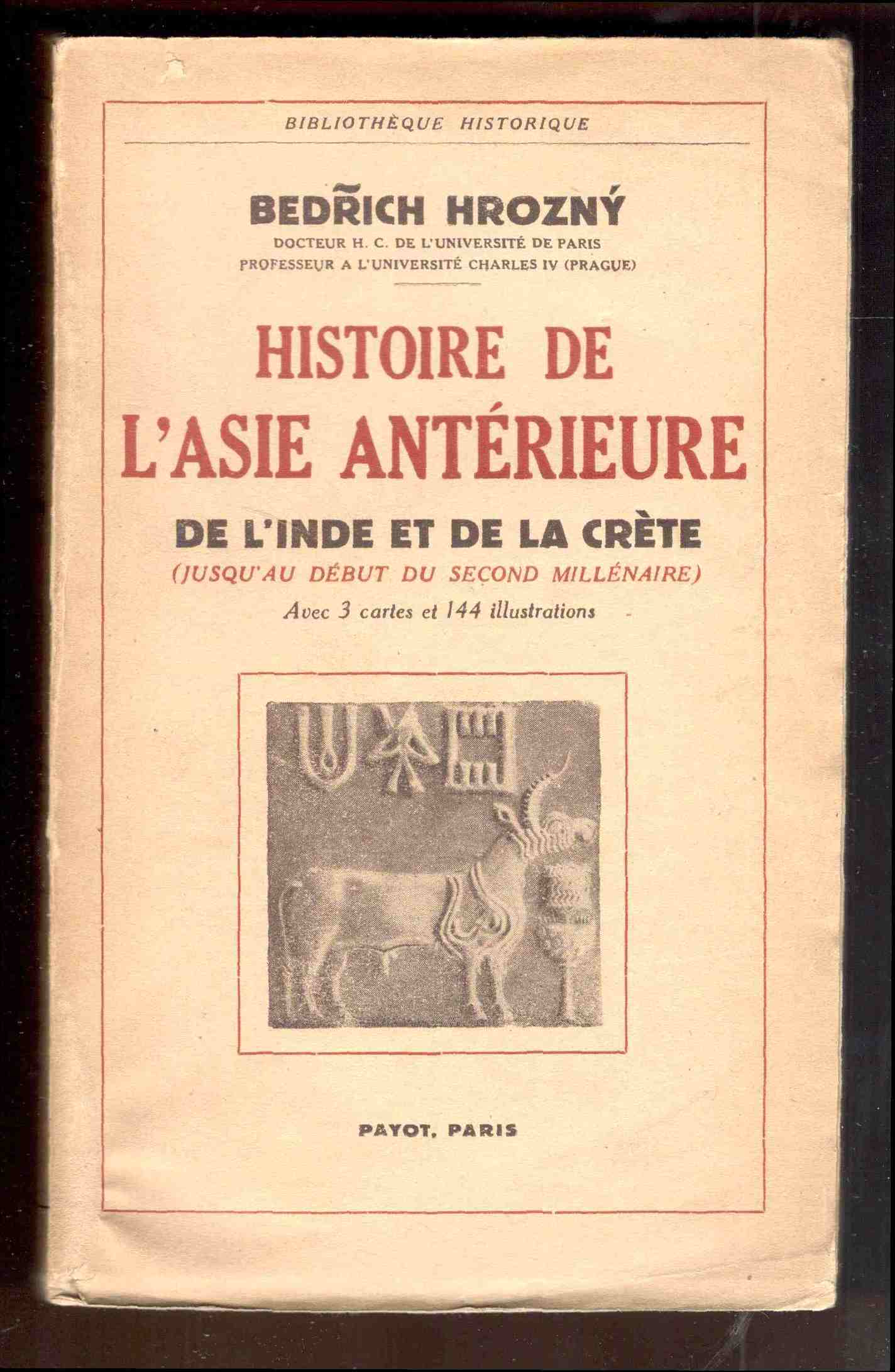 Histoire de l'Asie antérieure, de l'Inde et de la Crète …