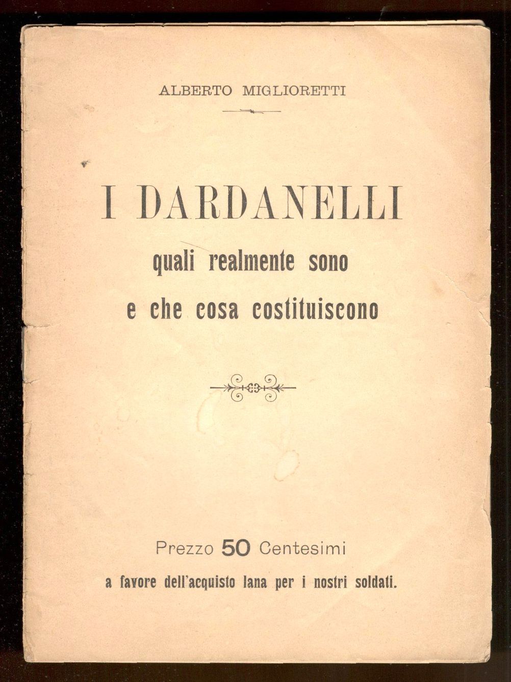 I Dardanelli quali realmente sono e che cosa costituiscono