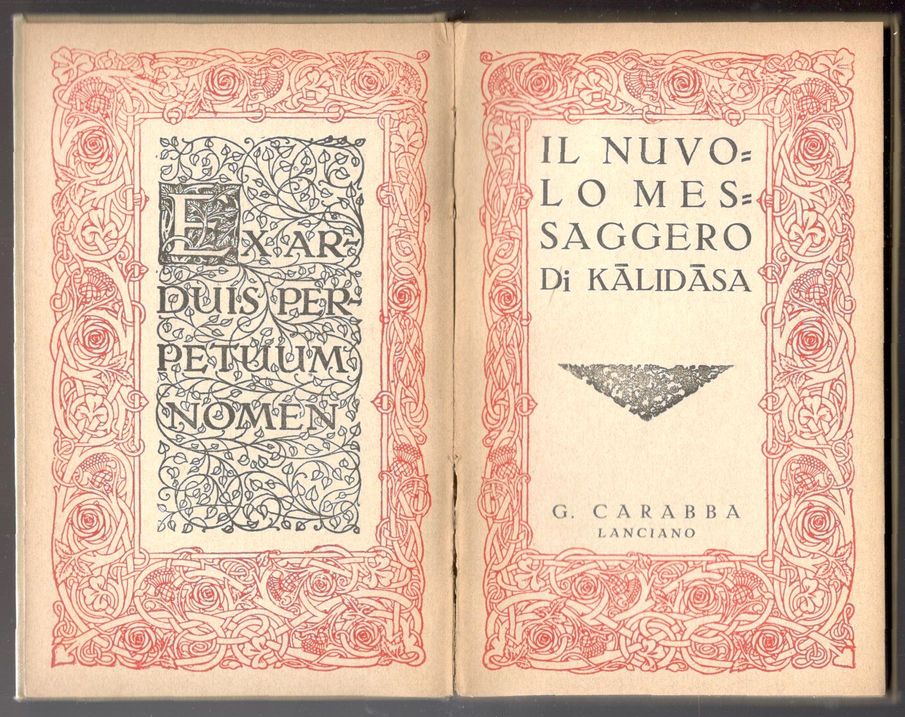 Il nuvolo messaggero. Traduzione di U. Norsa