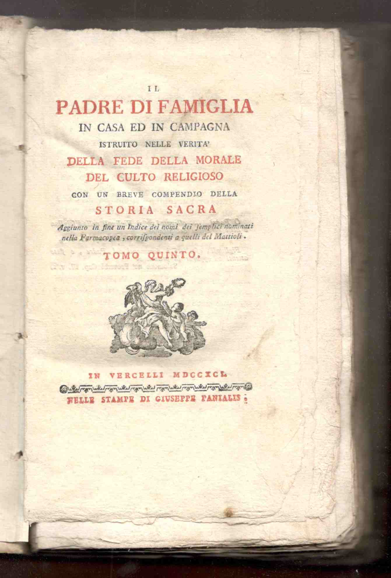 Il padre di famiglia in casa ed in campagna istruito …