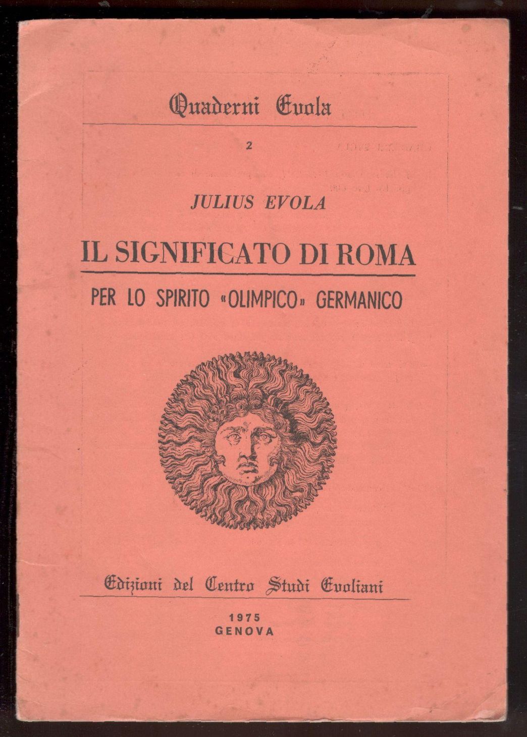 Il significato di Roma per lo Spirito 'olimpico' germanico