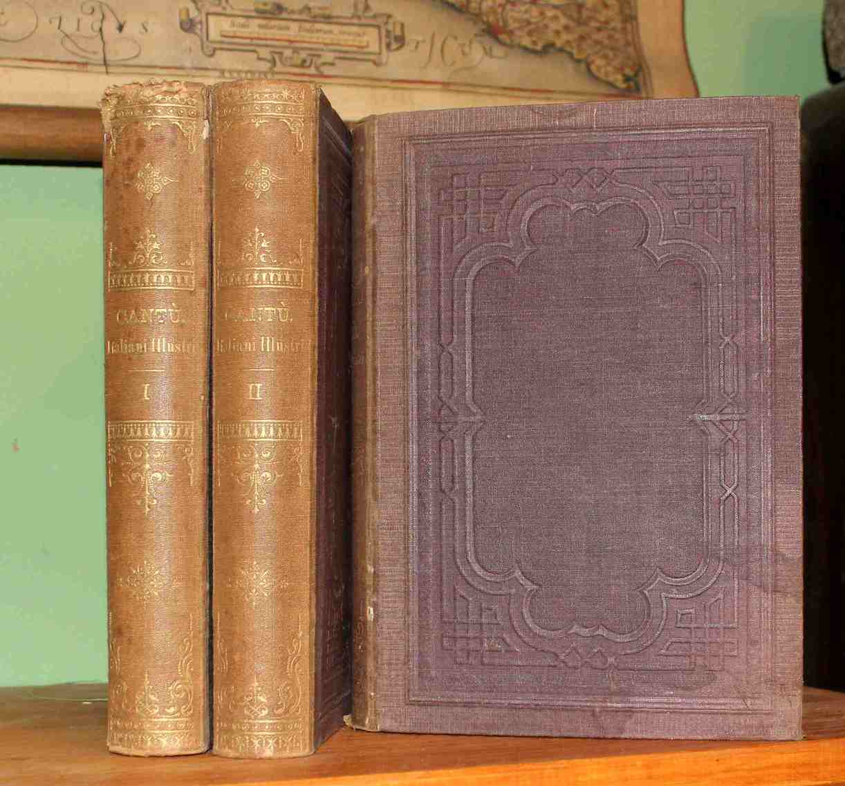 Italiani illustri ritratti da Cesare Cantù. Seconda edizione. (Tre volumi)