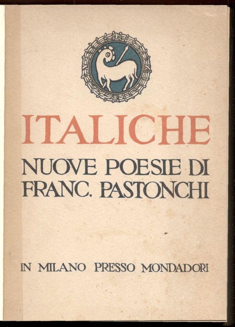 Italiche. Nuove poesie