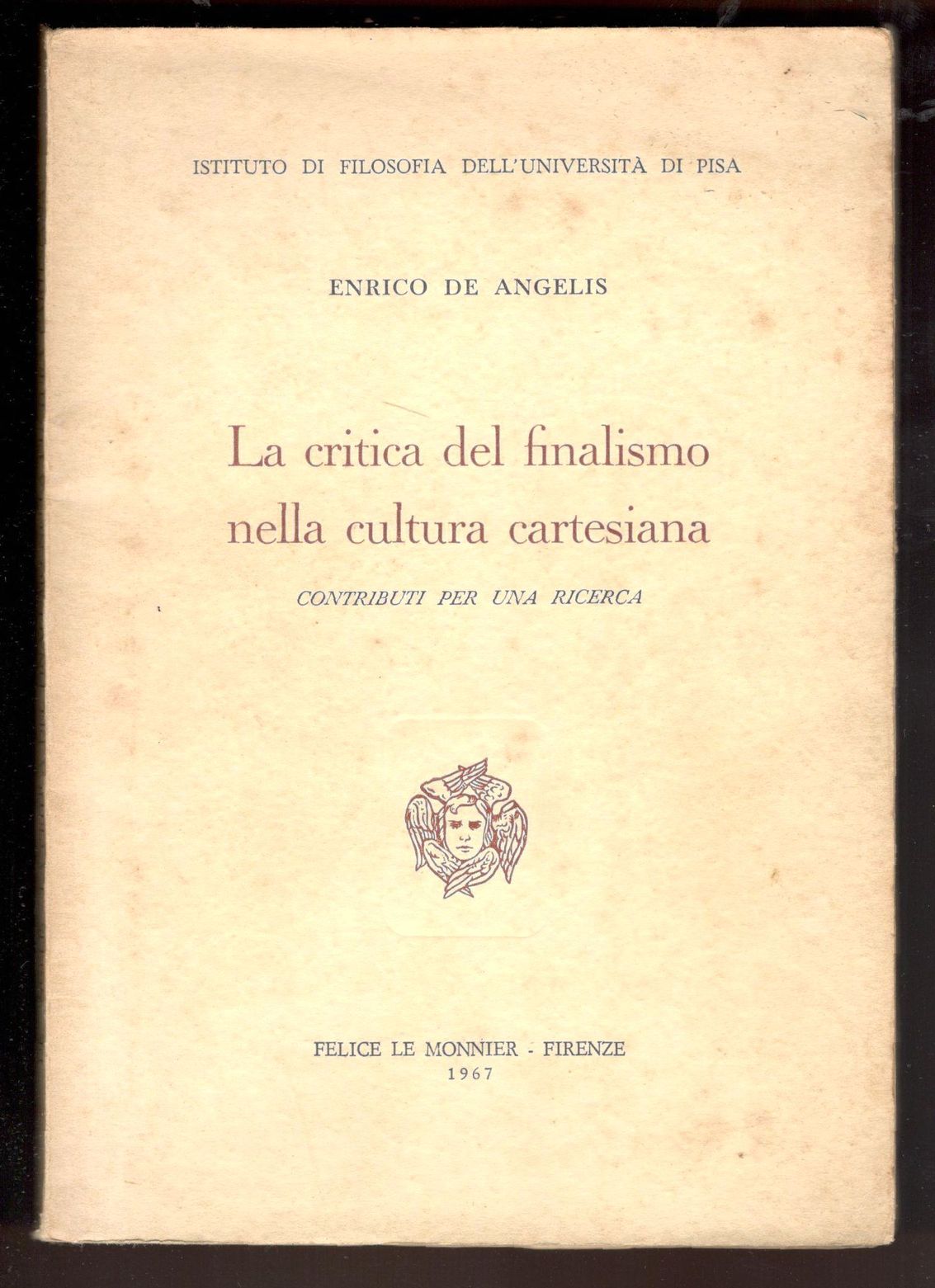 La critica del finalismo nella cultura cartesiana