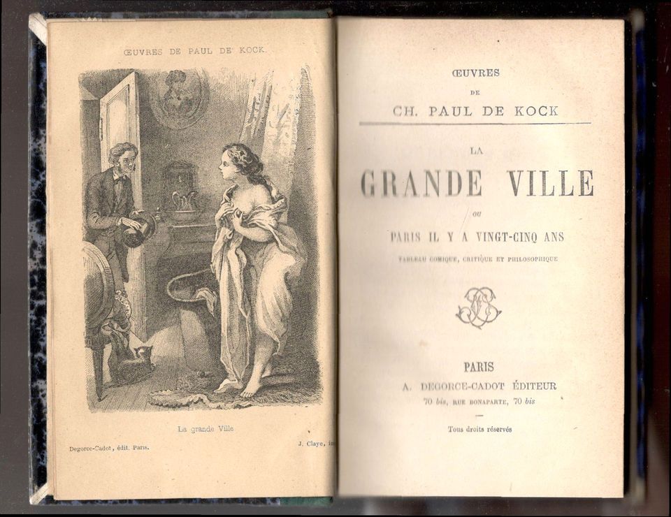 La grande ville ou Paris il y a vingt-cinq ans. …