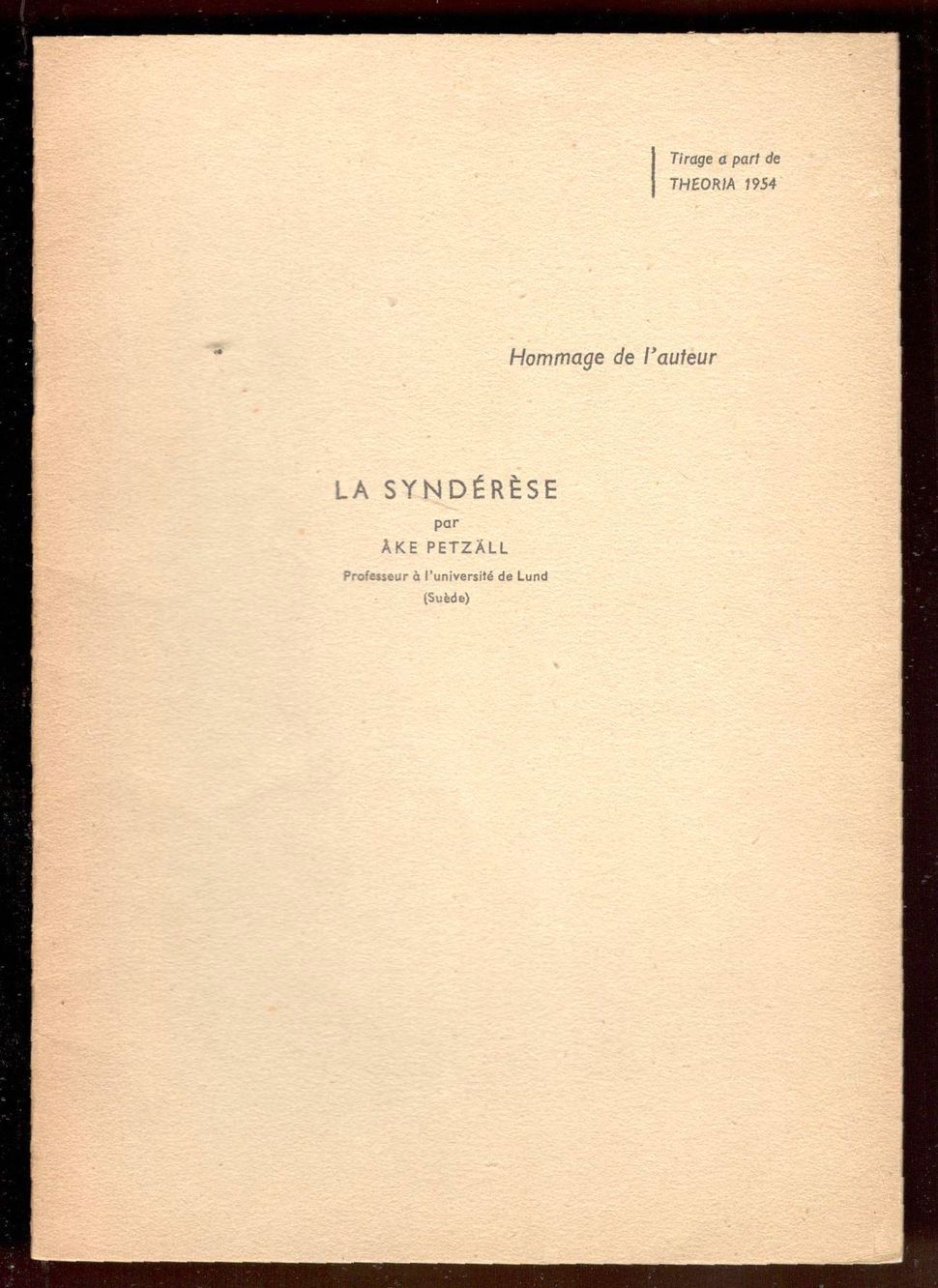 La syndérèse. De l'Aigle d'Ezechiel a la conscience morale par …