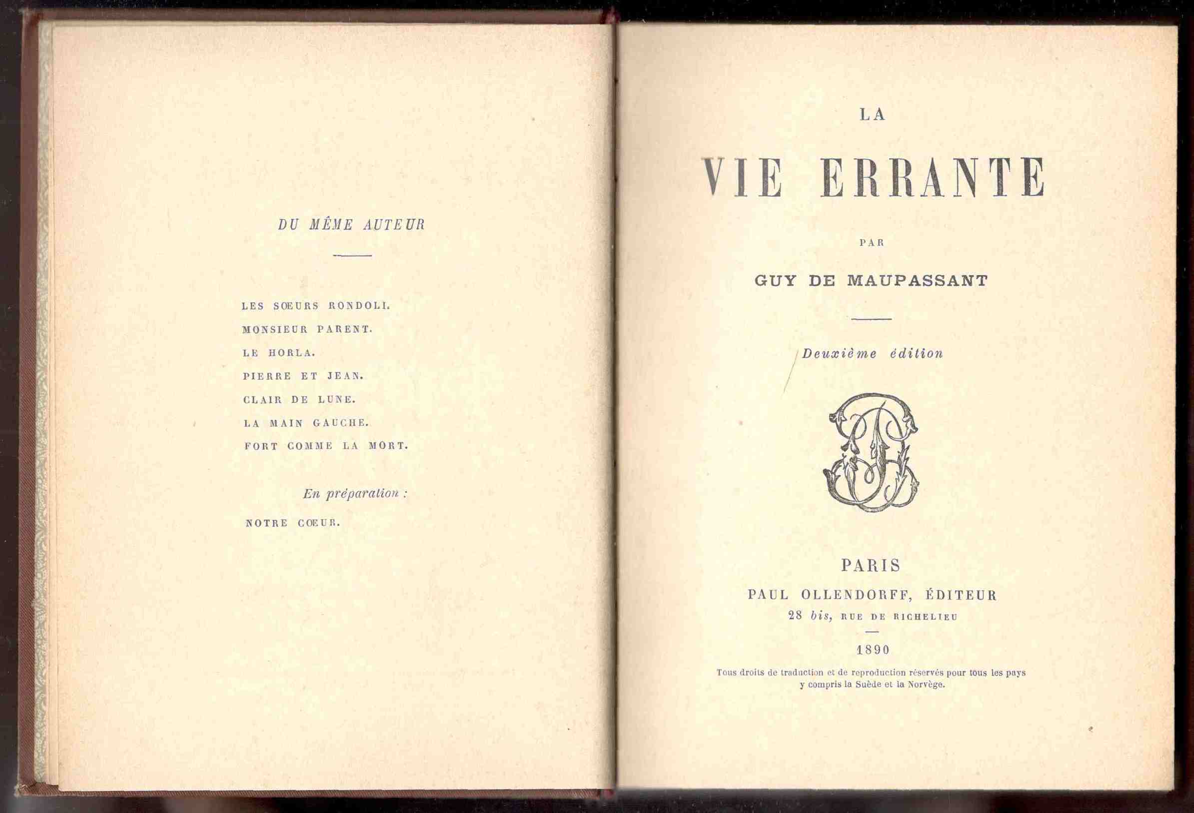 La vie errante. Deuxième édition