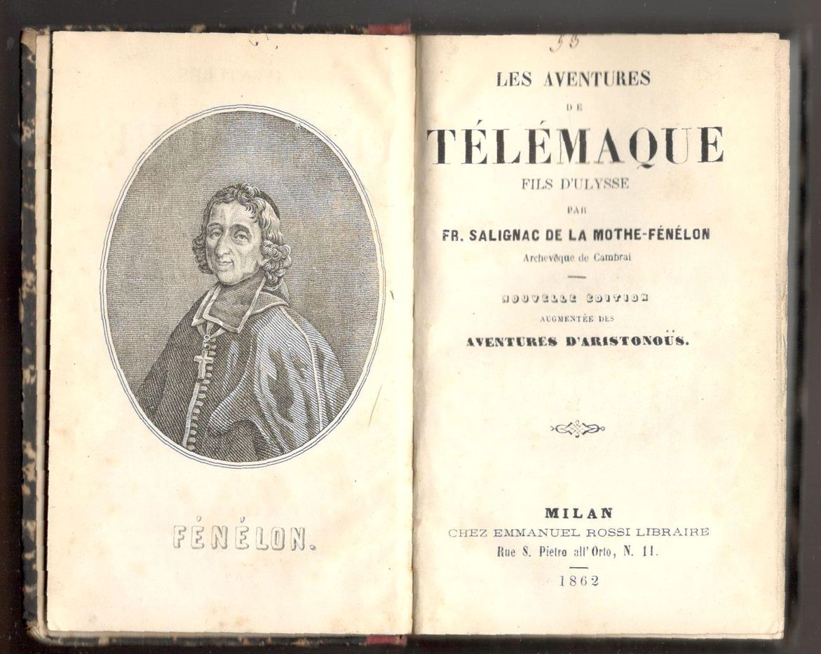 Le aventures de Télémaque fils d'Ulysse. Nouvelle édition augmentée des …
