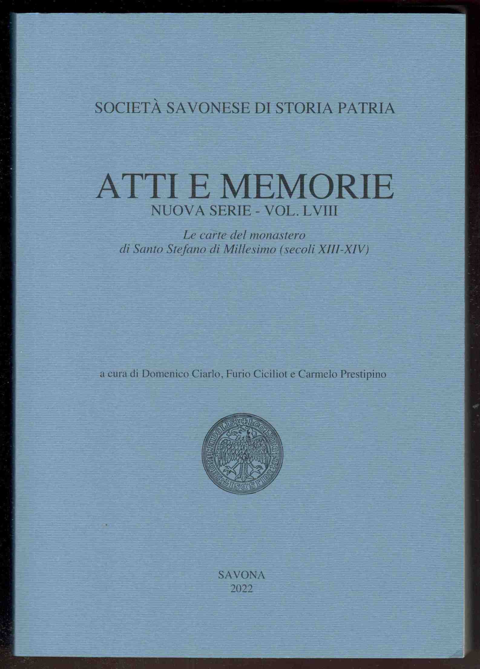 Le carte del monastero di Santo Stefano di Millesimo (secoli …