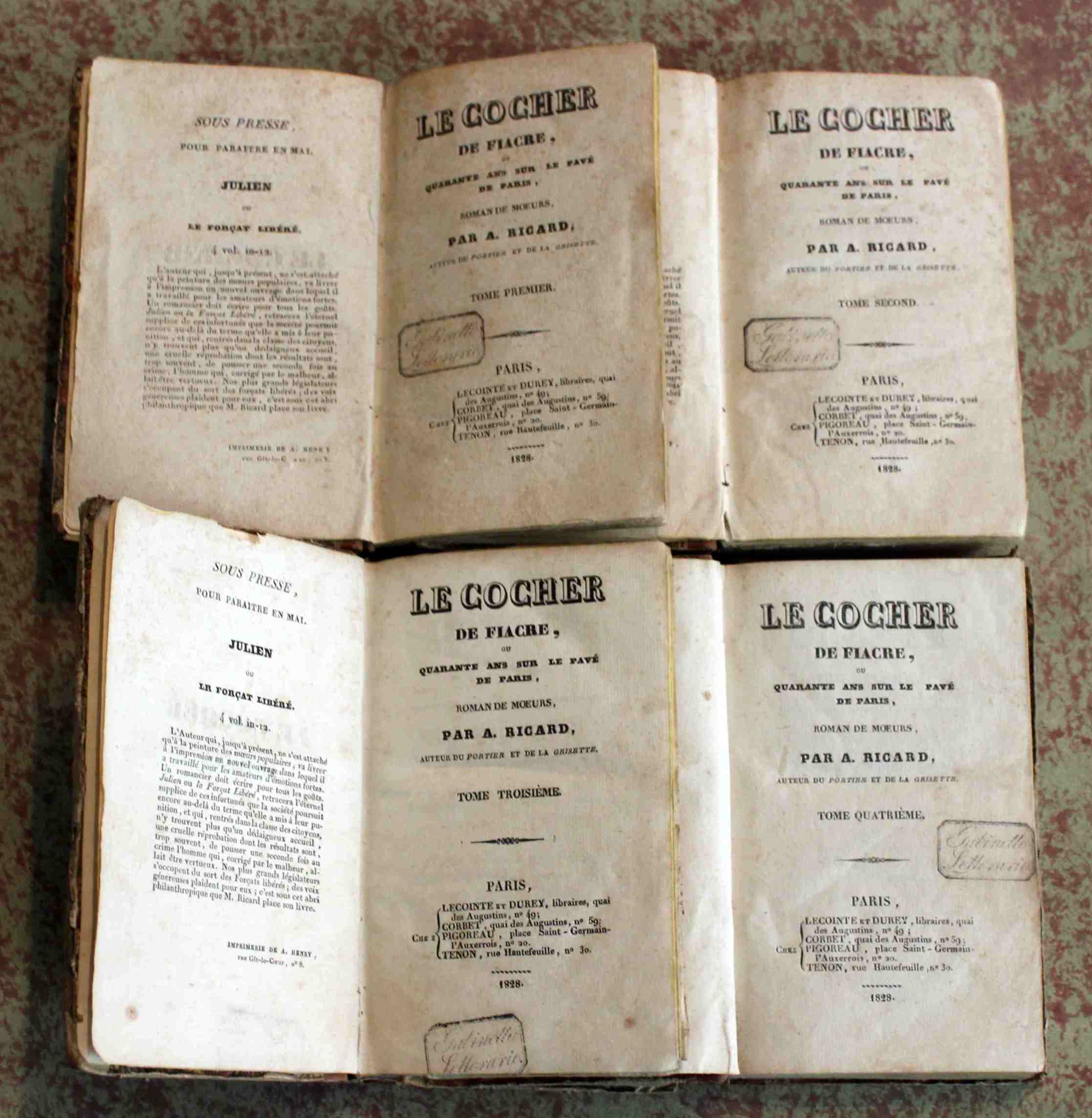 Le cocher de fiacre, ou quarante ans sur le pave …